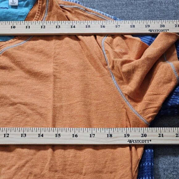 T Shirt Mens L Lot of 2 Perry Ellis Robert Graham SS Boho Preppy Athleisure City - Picture 3 of 13